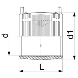 Муфта электросварная 200 мм SDR 11 GF (Georg Fischer)