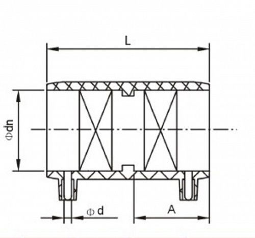 Муфта электросварная 710 мм SDR17 ПЭ100 Xinda (XD)