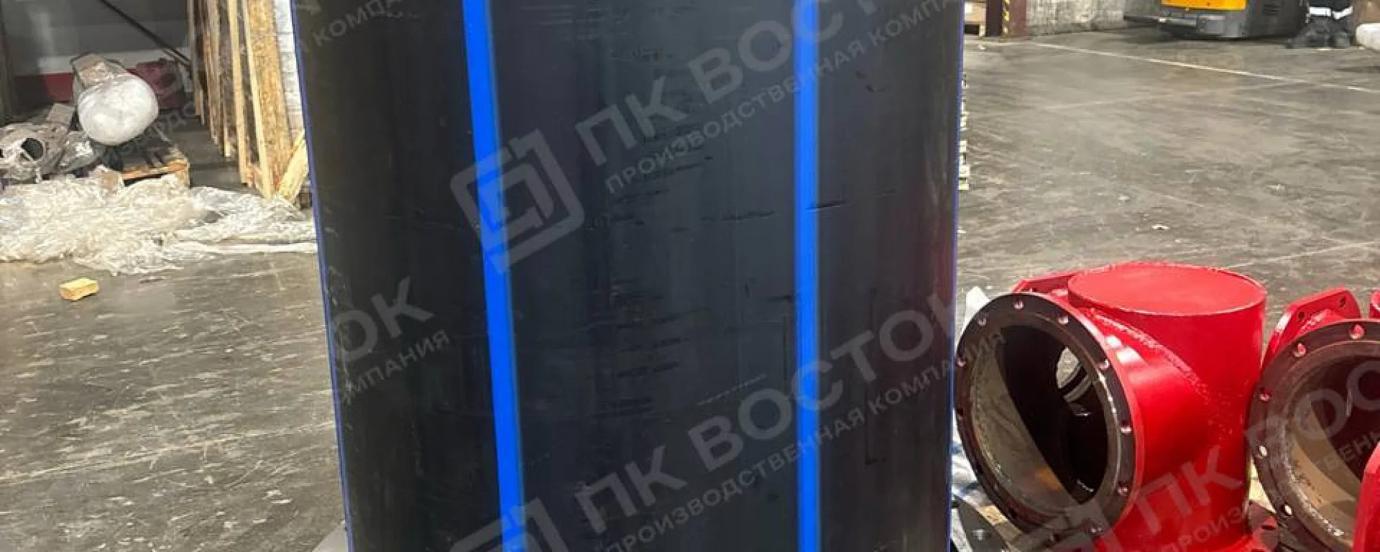Отгрузка катушки ПНД офланцованной ПЭ100 SDR17 d 630 мм Ру10